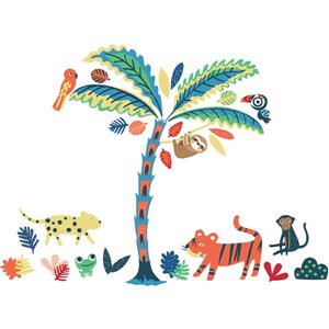 Trousse d'art mural amis de la forêt tropicale WallPops, 34,5 po x 39 po