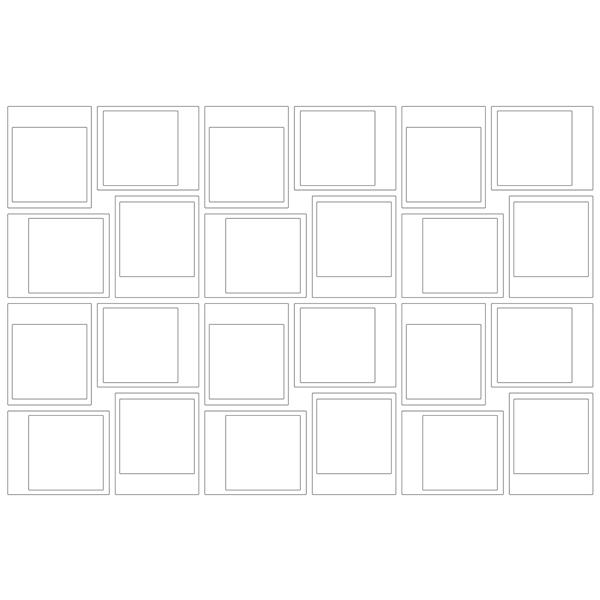 WallPops Snapshot Frames Wall Art Kit - 24-in x 17.5-in