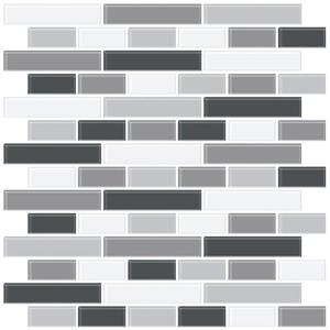 WallPops Peel & Stick Backsplash Tiles - Smoked Glass - 10-in x 10-in
