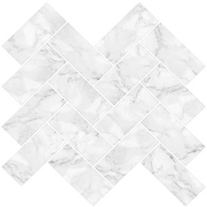 WallPops Herringbone Stick Backsplash Tiles - 10-in x 10-in