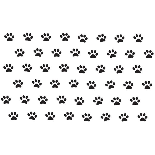 WallPops Paw Prints Wall Art Kit - 30-in x 50-in