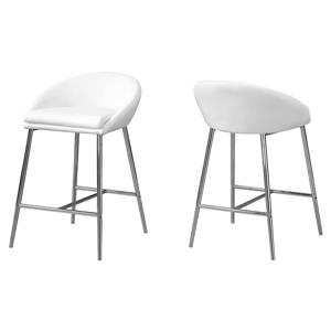 Monarch 24-in Faux Leather Barstools (Set of 2)