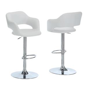 Monarch 24.25-in Faux Leather Barstool