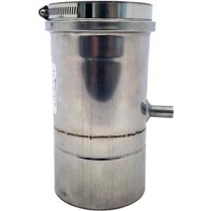Z-Flex Z-Vent 4-in Stainless Steel Water Heater Vertical Drain Pipe
