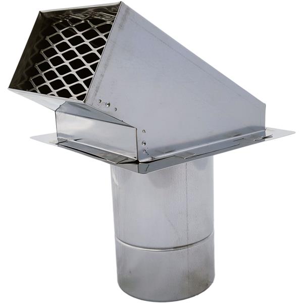 Z-Flex Z-Vent 4-in Stainless Steel Termination Hood