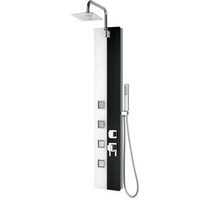 Panneau de douche et baignoire Vista X, chrome