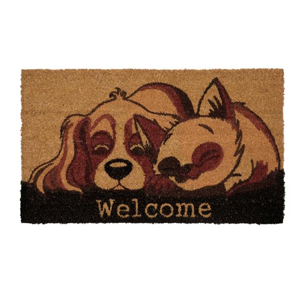 Technoflex 18-in x 30-in Snuggling Dog and Cat Printed Coco Door