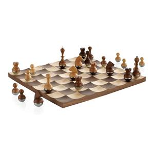 Umbra 16-in x 16-in Walnut Chess Set