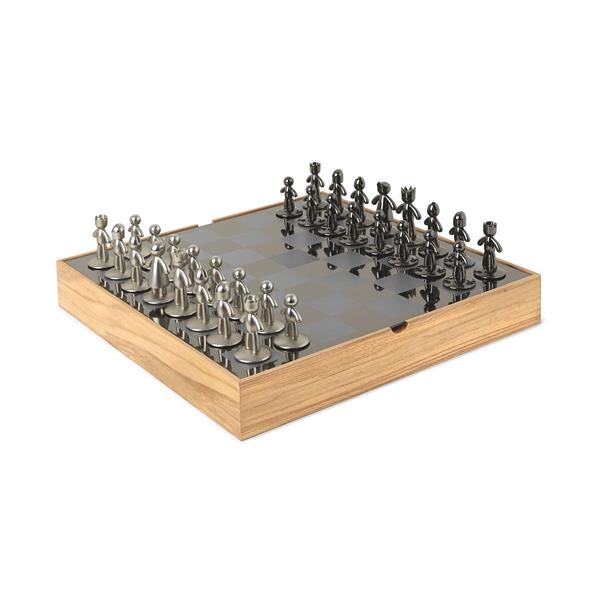 Umbra 14-in x 14-in Natural Buddy Chess Set