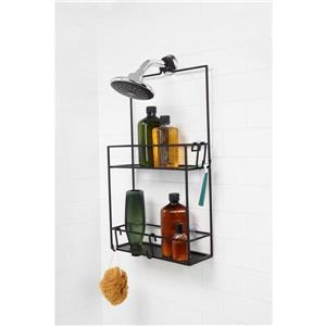 Better Living Products 13205 Aries 3-Tier Shower Caddy, Grey
