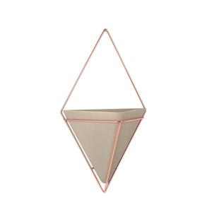 Umbra Trigg Wall Display - Large - Concrete/Copper