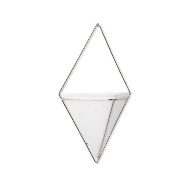 Umbra Trigg Wall Display - Large - White/Nickel