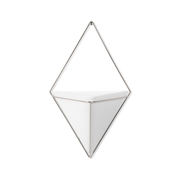 Umbra Trigg Wall Display - Large - White/Nickel