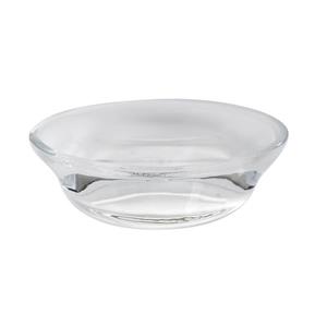 Umbra Vapor Translucent White Molded Glass Soap Dish