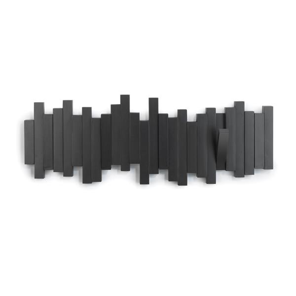 Crochets murale Sticks, noir