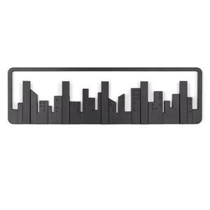 Crochets murale Skyline, noir