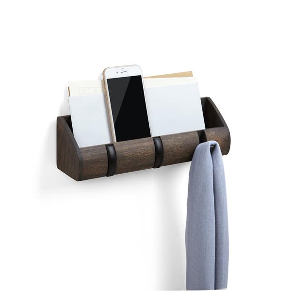 Umbra Walnut Cubby Mini Organizer