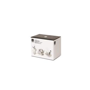 Umbra Origami 3.75-in x 2.75-in x 4.13-in Chrome Jewelry Stand (Set of 3)