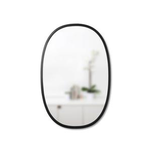 Umbra Black Hub Oval Mirror