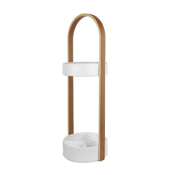 Umbra Hub Umbrella Stand - White/Natural