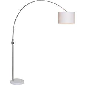 Notre Dame Design Cassell Floor Lamp - Brushed Nickel- 82.5-in