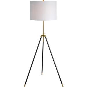 Notre Dame Design Mewitt Floor Lamp - Antique Brass - 64-in