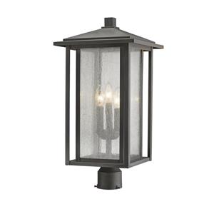 Z-Lite Aspen Outdoor Post Mount Fixture -  3 Light - Bronze