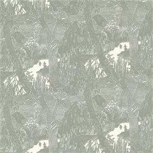 Brewster Wallcovering Dark Gray Moominvalley Non-Woven Unpasted Wallpaper