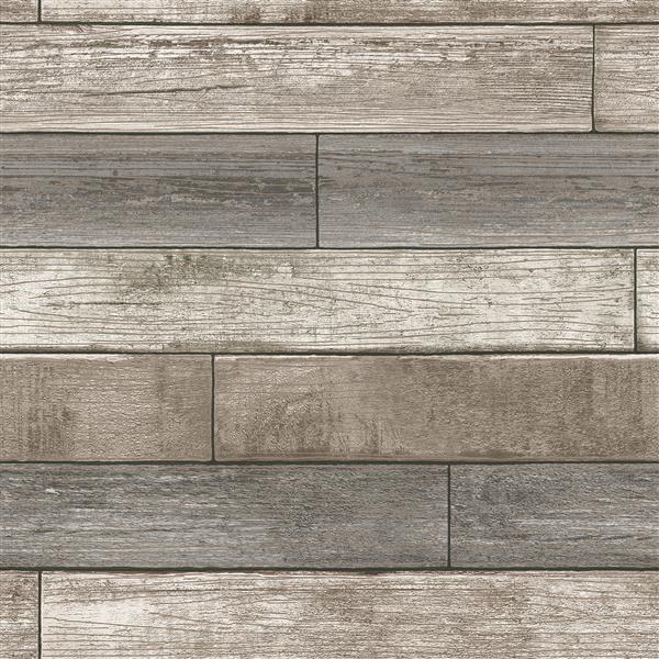 NuWallpaper Recycled Wood Planks Wallpaper - 20.5-in x 216-in