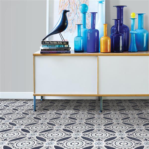 WallPops Sienna Self-adhesive Floor Tiles - 24-in x 60-in