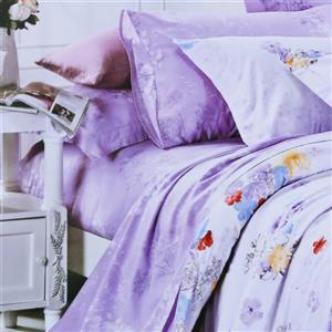 North Home Bedding® Pansy 220-Thread Count Multiple Colours Cotton Queen Sheet Set