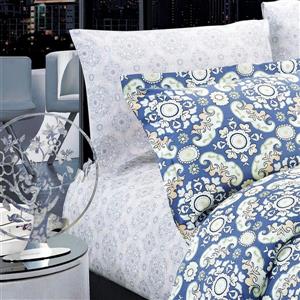North Home Bedding Harper 200-Thread Count Multiple Colours Cotton Queen Sheet Set