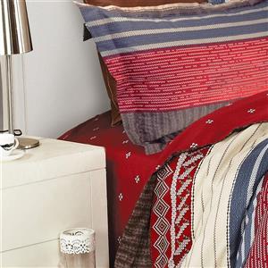North Home Bedding Algonquin Cotton 220 Thread Count Multiple Colours Queen Sheet Set