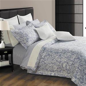 North Home Bedding Hampton Queen 3-Piece Duvet Cover Set