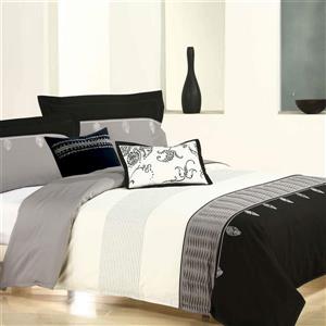 Ensemble housse de couette Hebbe, très grand lit, 5 mcx
