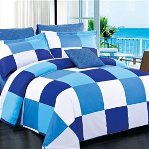 Ensemble housse de couette Parker Navy, grand lit, 4 mcx