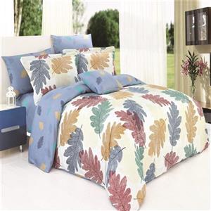 Ensemble housse de couette Leafs, lit simple, 4 mcx