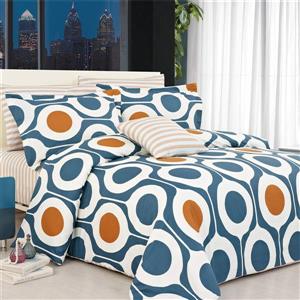 Ensemble housse de couette Leeds, grand lit, 4 mcx