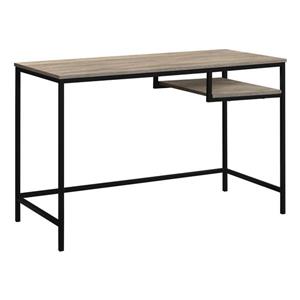 Monarch  30-in x 48-in Dark Taupe Computer Desk