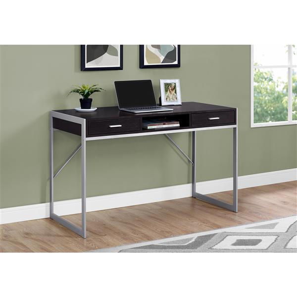 Monarch  30-in x 48-in Cappuccino Computer Desk