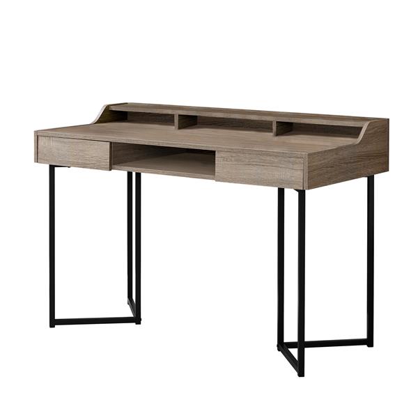 Prepac 48-in Black Modern/Contemporary Computer Desk in the Desks  department at