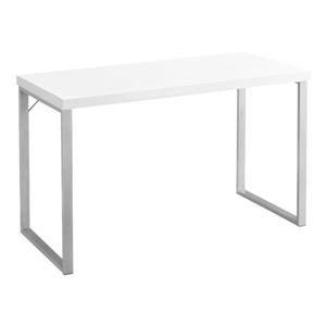 Monarch  30-in x 47.25-in White Computer Desk