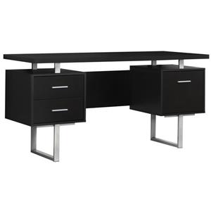 Monarch Specialties 30.25-in x 60-in Cappuccino Computer Desk