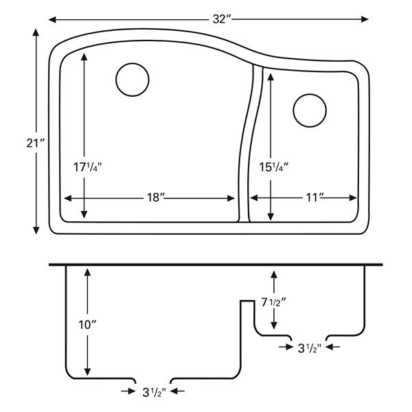 Karran 32-in Gray Quartz 1.5 Kitchen Sink