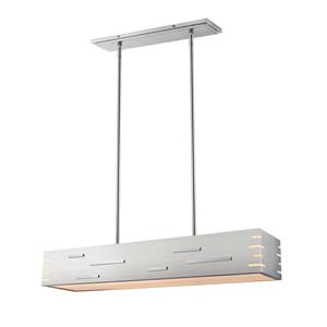 Luminaire suspendu Loek, 1 lumière, Nickel Brossé