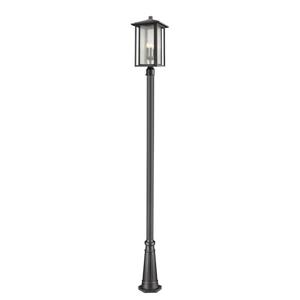 Z-Lite Aspen 3 Light Outdoor Post Mounted Fixture - Black