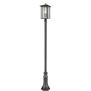 Z-Lite Aspen 3 Light Outdoor Post Mounted Fixture - Black