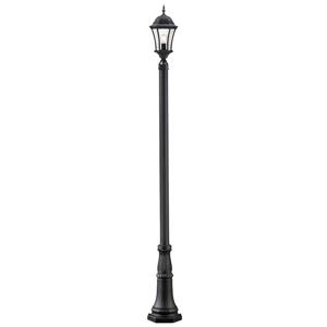 Z-Lite Wakefield Outdoor Post Light - Black - 11.5-in x 116-in