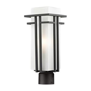 Z-LITE Luminaire extérieur sur poteau «Memphis», noir 532PHBR-519P