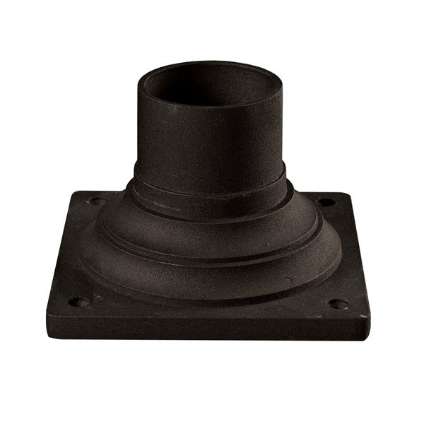 Z-Lite Pier Mounts Outdoor Pier Mount - Rubbed Bronze - 6-in x 6-in x 4-in